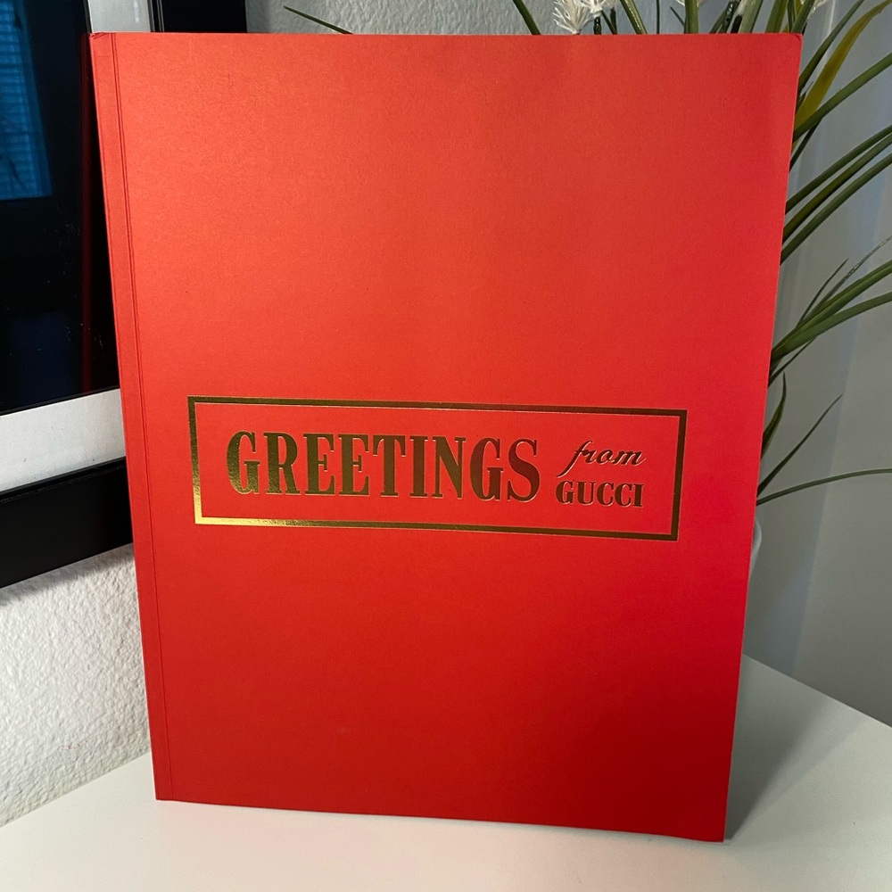 New Gucci Holiday Gift Wrap Book 2022 LTD Edition